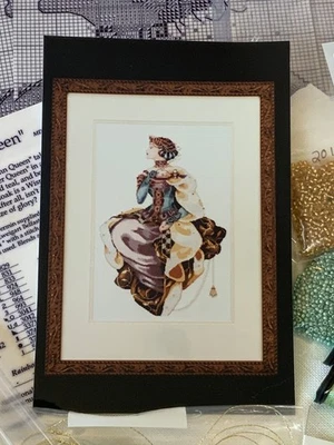 Mirabilia AUTUMN QUEEN Cross Stitch MD45 Pattern Nora Corbett ~ Partial Kit - Image 1 of 4