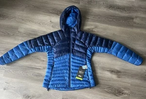 NWT: REI Magma 850 Hoodie 2.0 Down Puffer Jacket Women’s Size Small Blue - Picture 1 of 11