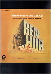 BEN-HUR DELUXE FILM SOUNDTRACK WITH BOOKLET  VINYL  ALBUM MIKLOS ROZSA JAPAN - Picture 1 of 2