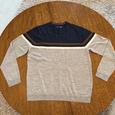 Apt. 9 Sweater Mens L NEW Multicolor Knit Long Sleeve Crew Neck Soft Pullover  - Image 1 of 4