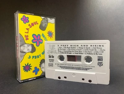 De La Soul 3 FEET HIGH & RISING Vintage Cassette **EX/NEAR MINT CONDITION** 1989 - Image 1 of 4