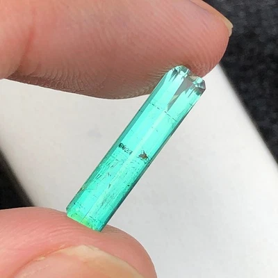 2.72 Carat Natural Emerald Cut Bicolor Tourmaline Gemstone From Afghanistan - Image 1 of 4