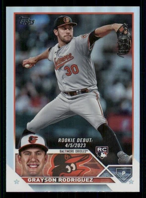 2023 Topps Update Rainbow Foil #US35 Grayson Rodriguez - Image 1 of 2