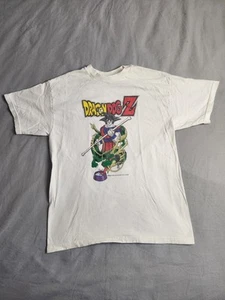 Vintage 2000 Big Dogs Dragon Ball Z Dragon Dogs Parody Shirt Sz 16/18 Goku White - Picture 1 of 8