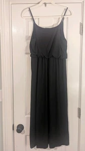 Olivia Rae Black Halter Maxi Sundress size Large - Picture 1 of 2