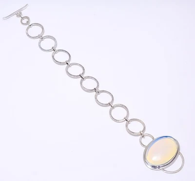 Pulsera de plata de ley 925 ópalo 7,99" B_9214_73_8 Foto 1 de 4
