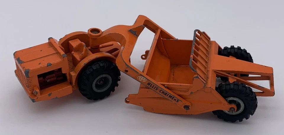 ALLIS CHALMERS MOTOR SCRAPER Matchbox KING SIZE SERIES LESNEY ENGLAND ORANGE No6 - Image 1 of 1