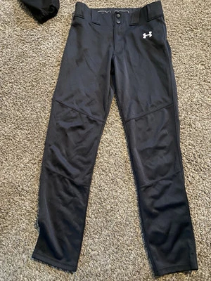 Pantalones Under Armour negros fútbol pelota de béisbol equipo al aire libre deporte tocado suelto XL Foto 1 de 3