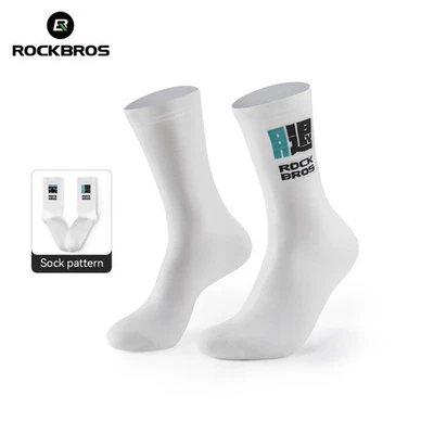 ROCKBROS Cycling Socks,MTB Bike Socks for Men Women, Compression Fit for Running - Image 1 of 4