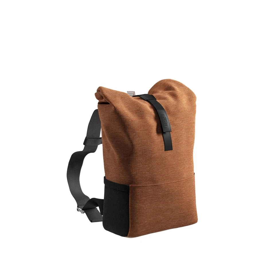 Brooks Fahrrad Rucksack Tasche Roll Top Pickwick Tex Nylon Backpack 12L Orange - Bild 1 von 1