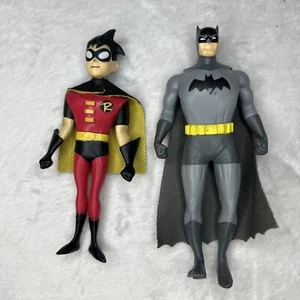 NJCroce Classic Batman & Robin Bendable Posable Figures DC Comics Justice League - Picture 1 of 19