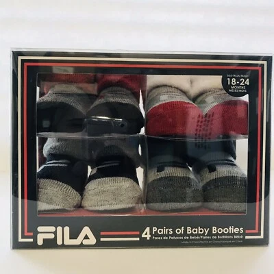 FILA Botines Bebé Calentadores de Pies 4 Pares 18-24 Meses Nuevos Foto 1 de 4