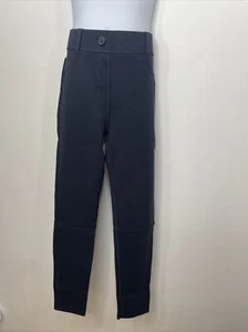 Chaps Girl’s Pants 8 Sensory Friendly Schoolwear Navy Blue Pockets Loops Soft - Picture 1 of 12