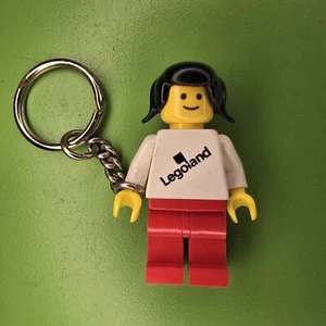 RARE! Vintage LEGO SYSTEM LEGOLAND Town Female Minifigure Key Chain (KC075) - Picture 1 of 5