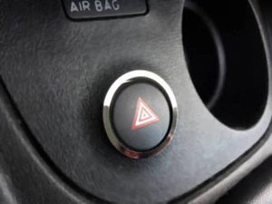 D Seat Leon 1P Chrom Ring für Schalter Warnblinker - Edelstahl poliert - Picture 1 of 3