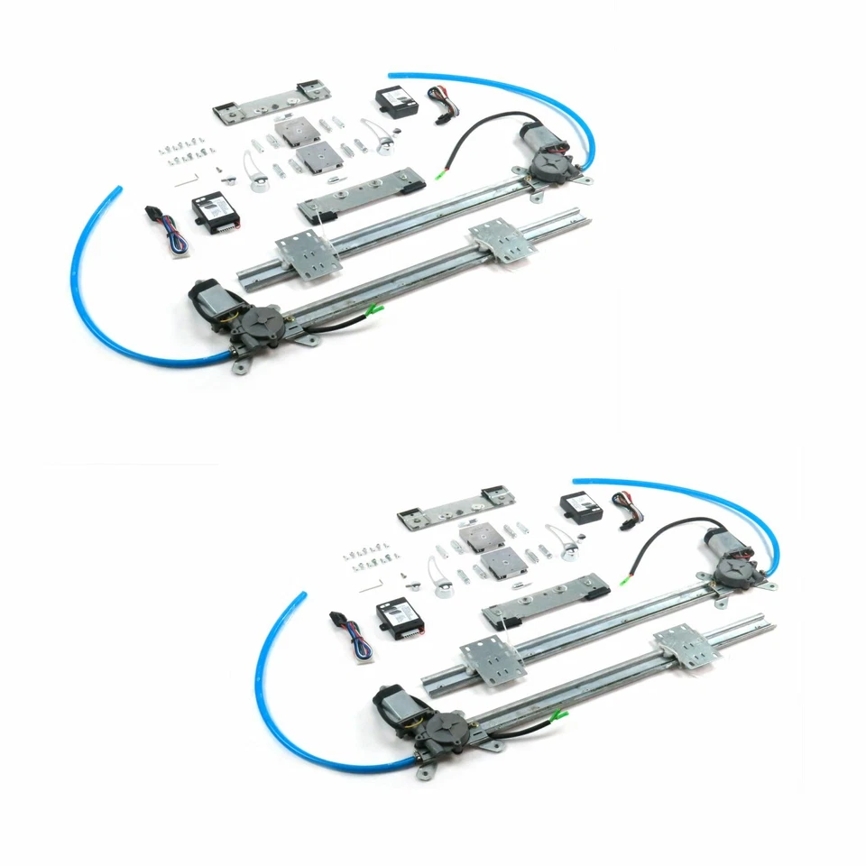 Ventana Street Rod de 4 puertas para Chevrolet DP 1946 interruptores y manijas de billet Foto 1 de 4