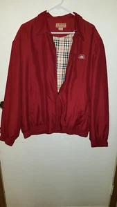Technology That Yeilds Burgundy Jacket with plaid - Picture 1 of 3