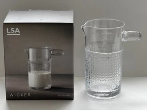 Brocca in vimini LSA International | 500 ml | 15 x 12,5 cm | Brocca testurizzata contemporanea - Foto 1 di 13