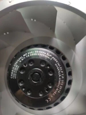 1 PCS  EMC Fan CRBB/2-250/050L MP AC230V 192/250W centrifugal fan cooling fan - Image 1 of 4