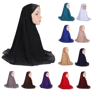 Ramadan Women Hijab Amira Wrap Shawl Prayer Hats Headscarf Muslim Turban Stole - Picture 1 of 59