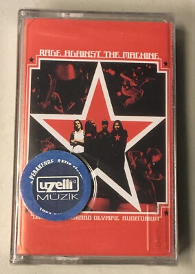 RAGE AGAINST THE MACHINE - LIVE AT THE GRAND OLYMPIC CASSETTE  MADE IN TURKEY - Image 1 of 2