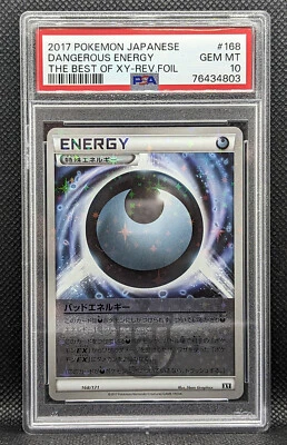 Pokemon Best of XY Dangerous Energy Reverse Foil 168/131 Card - GEM MINT PSA 10 - Image 1 of 2
