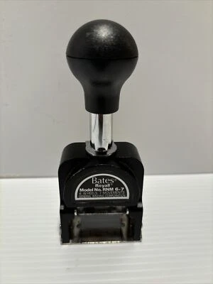 Bates Royal RNM6-7 Automatic Numbering Machine (3) - Image 1 of 4