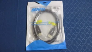 Benfei B_US_163black HDMI Male to Male Adapter Cable Cord Black - Picture 1 of 1