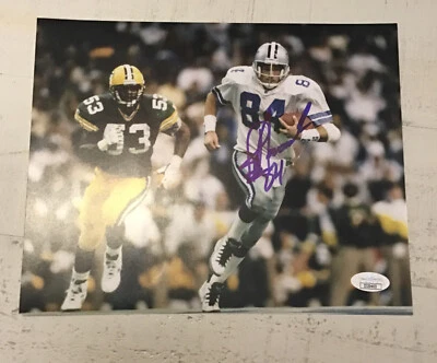 Jay Novacek Autograph 8x10 Photo Dallas Cowboys Signed COA - Image 1 of 4