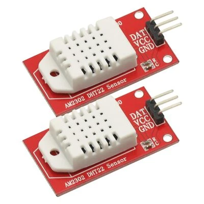 2 Pcs AM2302 DHT22 Digital Temperature and Humidity Sensor Module 5V Single B... - Image 1 of 4