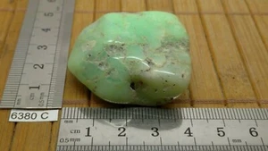 CHRYSOPRASE pierre roulée naturelle - poids 35gr - lithotherapie reiki bien etre - Picture 1 of 4