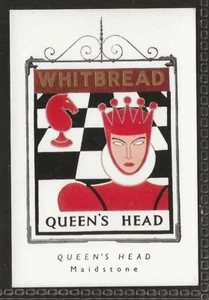 WHITBREAD-INN SIGNS SPECIAL ISSUE OF 4 1951-#04- QUEENS HEAD - Picture 1 of 2