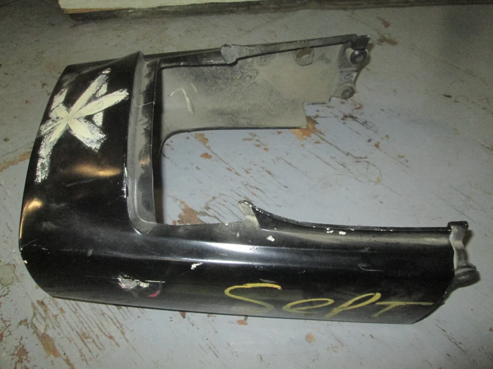 Kawasaki Ninja Ex500 1987 cubierta de asiento (ébano) 14024-5032-H8, dañada Foto 1 de 4