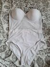One Piece White Swimsuit Size L