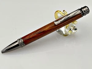 Kugelschreiber Magister Titan Beschichtung Holz Cocobolo handgedrechselt - Bild 1 von 4
