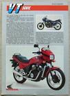 HONDA VT500E MOTORCYCLE Sales Specification Leaflet March 1986