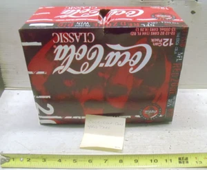 1996 NFL RED ZONE Coca-Cola 12oz Empty Can Case Super Bowl Ticket Promo Red Tabs - Bild 1 von 8