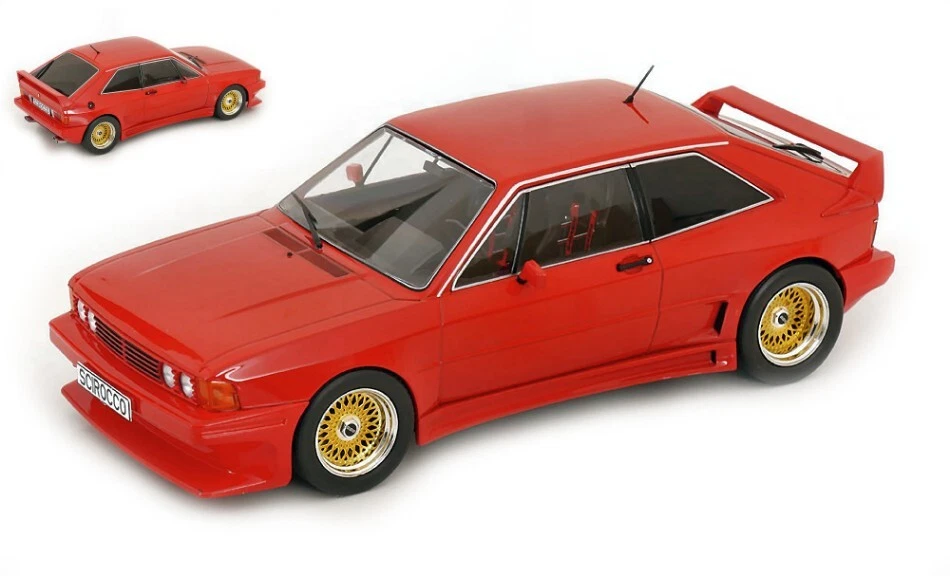 Miniature Voiture Auto 1:18 VW SCIROCCO RIEGER GTO 1980 RED Diecast Modélisme - Photo 1/1