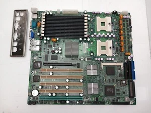 Supermicro X6DH8-XG2 Socket mPGA604 DDR2 Server Motherboard With I/O Shield - Picture 1 of 5