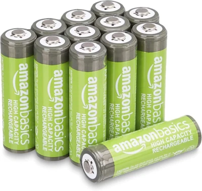 Amazon Basics AA High-Capacity Rechargeable Batteries 2400mAh, 12 Pack, NiMh - Image 1 of 4
