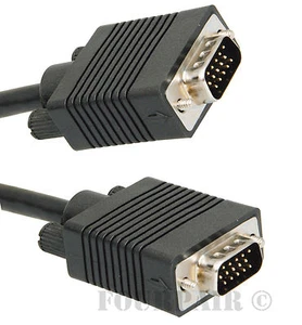 Premium Heavy Duty 75ft VGA SVGA Video Cable Cord Male to Male PC Laptop Monitor - Picture 1 of 1