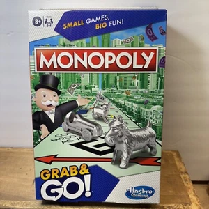 Monopoly Grab and Go Gioco dagli 8 anni in su, Gioco da Viaggio - Foto 1 di 6