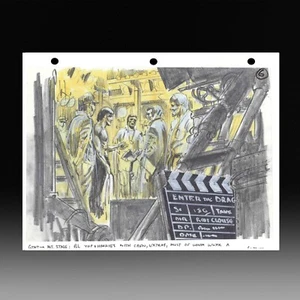 Dragon: The Bruce Lee Story, 3 x original production concept design storyboards - Picture 1 of 6