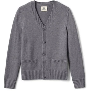 LANDS' END TODDLER BOY BUTTON FRONT CARDIGAN SWEATER - Picture 1 of 2