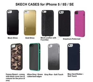 Genuine Skech Shell Case for the iPhone 5 5S Old SE High Quality Retail Packed - Picture 1 of 30