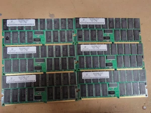 SERVER RAM - LOT OF SIX (6) Netlist NL9127RD64042-D21JSE - 1GB PC2100 MEMORY - Picture 1 of 2