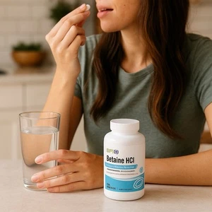 Sfi Health Klaire Labs - Betaine HCL, Digestion Support, 100 Caps Liver & Detox - Picture 1 of 3