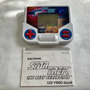 1988 Tiger Electronic Star Trek TNG Hand Held Game 78-526 + Instructions Works - Picture 1 of 10
