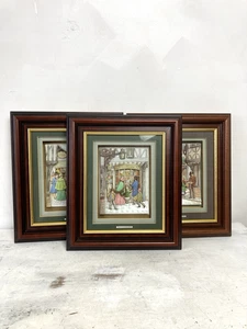 Anton Pieck 3D Imagen Decoupage Set de 3 Escena de Tienda Victoriana Enmarcada De Colección - Imagen 1 de 16