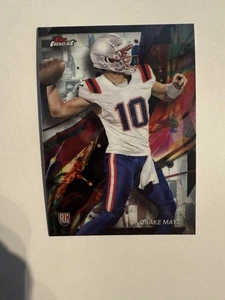 2024 Finest Drake Maye Rookie Common RC #62 Patriots - Bild 1 von 2